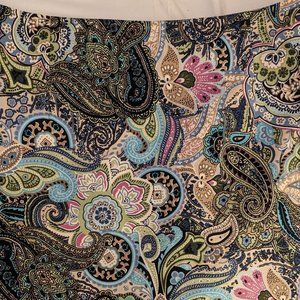 Talbots Paisley Skirt
